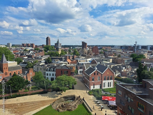 View on the Downtown of Enschede, the Netherlands photo