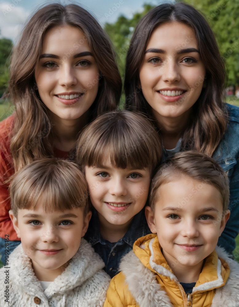 portrait of family portrait of family