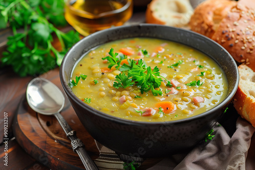 Finnish split pea soup Hernekeitto.