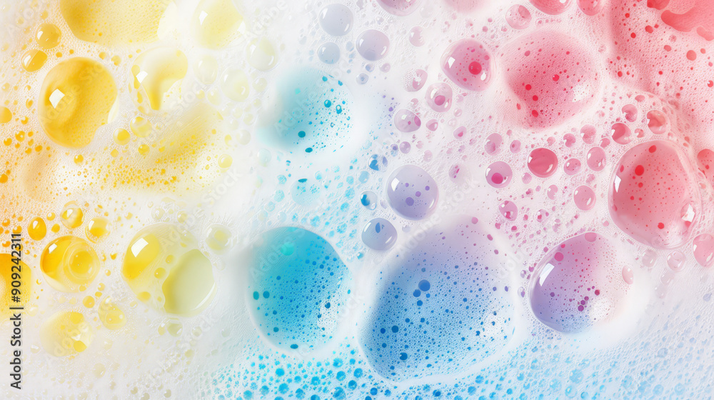 colorful soap foam bubbles colorful soap foam bubbles