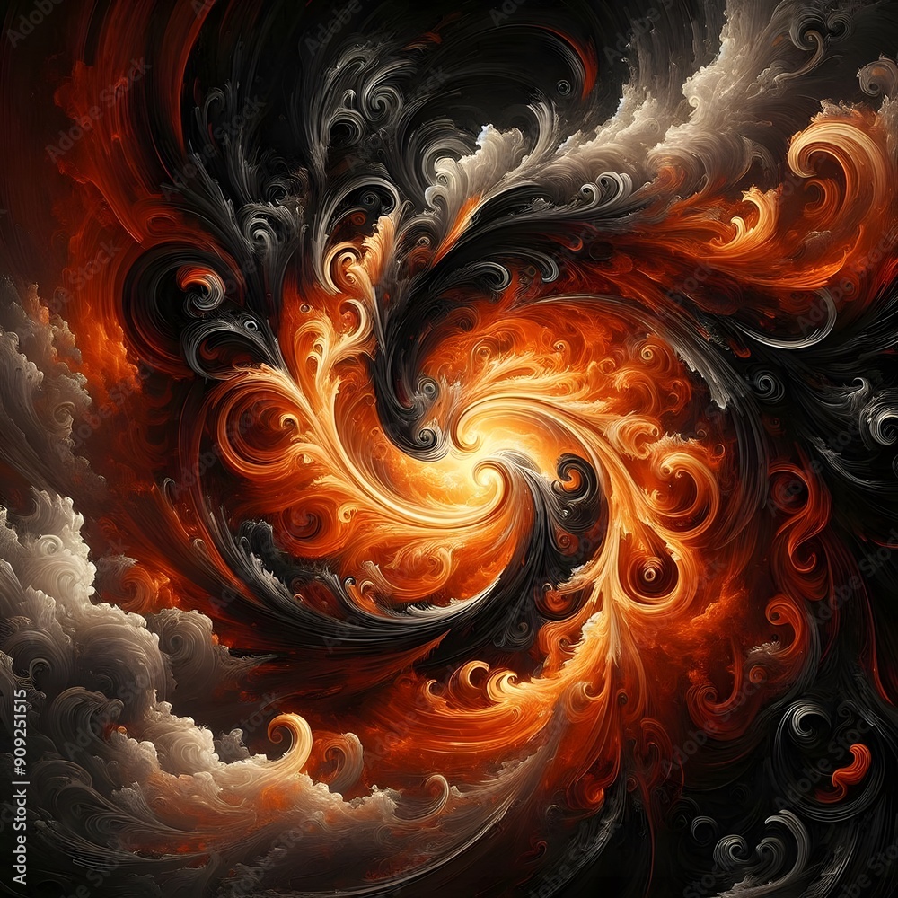 A Portrait Of A Vivid Dance of Fiery Abstract Art For Backgrounds A Portrait Of A Vivid Dance of Fiery Abstract Art For Backgrounds