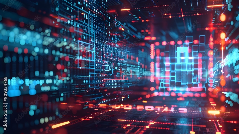 Futuristic Cityscape of Secure Access Service Edge Technology Architecture Futuristic Cityscape of Secure Access Service Edge Technology Architecture