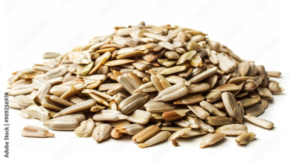 sunflower seeds isolated on white background sunflower seeds isolated on white background