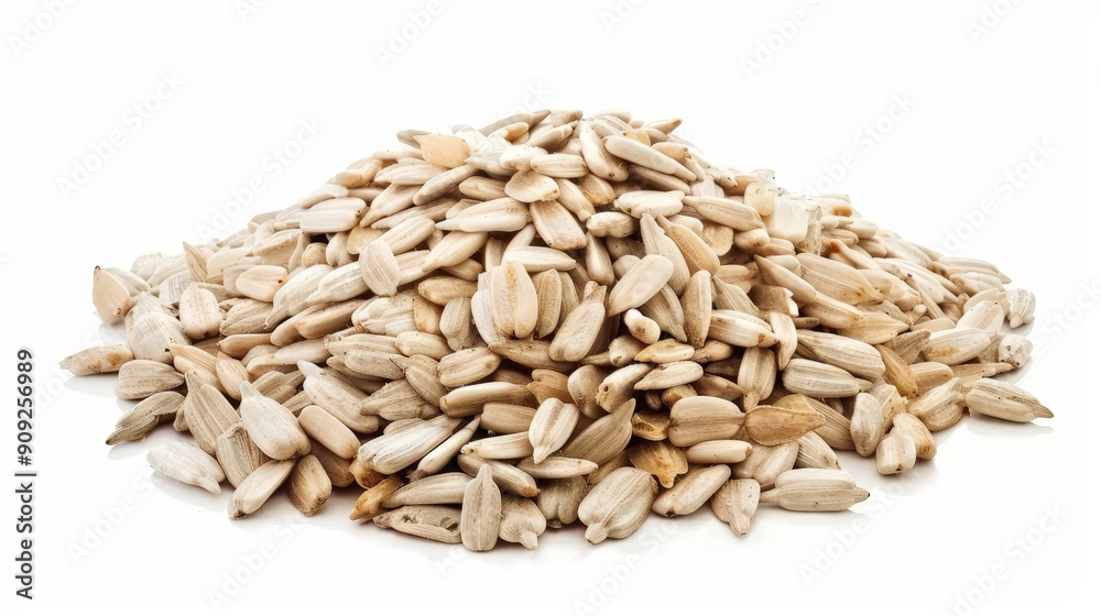 sunflower seeds isolated on white background sunflower seeds isolated on white background