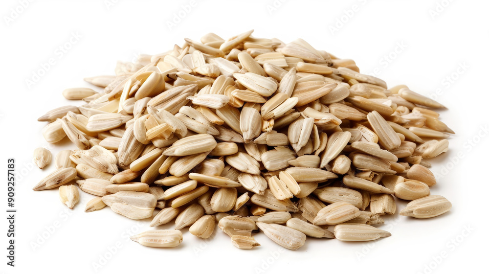 sunflower seeds isolated on white background sunflower seeds isolated on white background