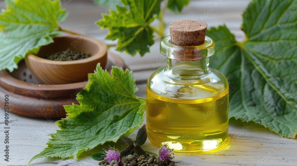 DIY Face and Hair Mask Castor Oil Essential Oils Mustard Dried Nettle Leaves DIY Face and Hair Mask Castor Oil Essential Oils Mustard Dried Nettle Leaves