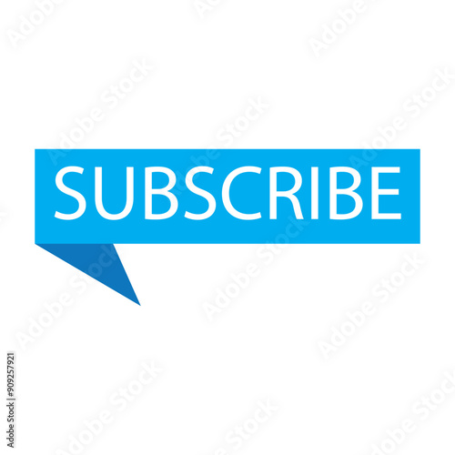 Subscribe button for get more notification to next video and content. Click sky color button subscribe to channel social media platforms, marketing, promotion, vector and illustration.