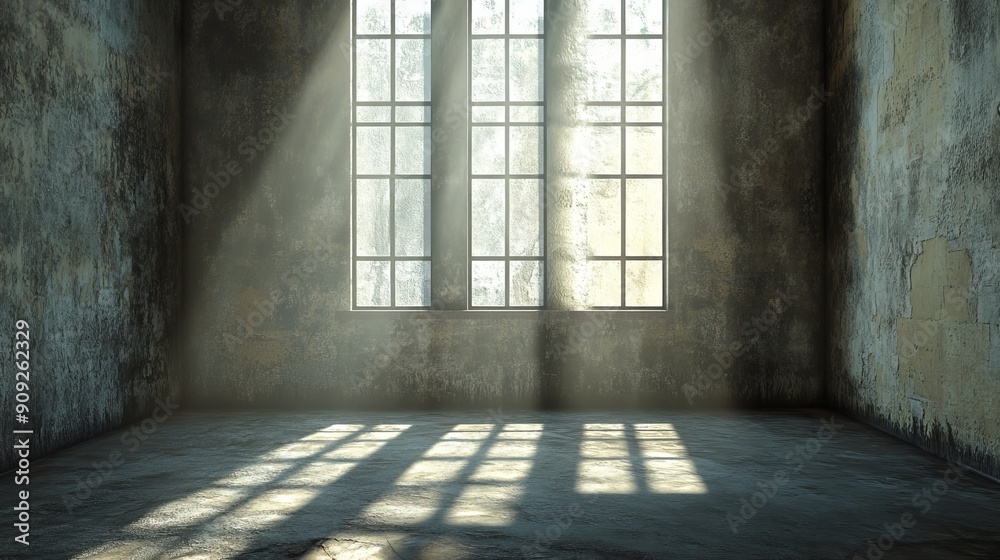A room with three windows and a lot of sunlight A room with three windows and a lot of sunlight