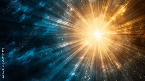 Bright shine sparkle starburst vibrant wallpaper background © Irina