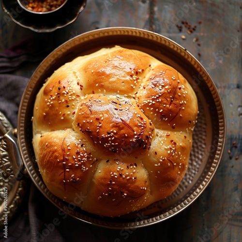 Harsha: Semolina bread.