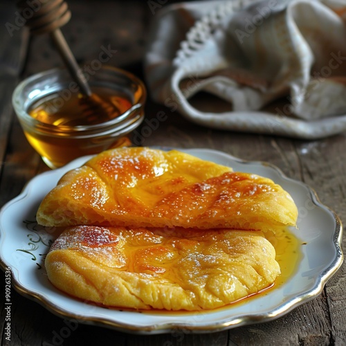 Harsha: A semolina bread, often served with honey or cheese for breakfast.
