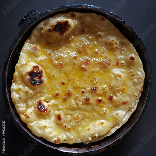 Harsha: Semolina flatbread.