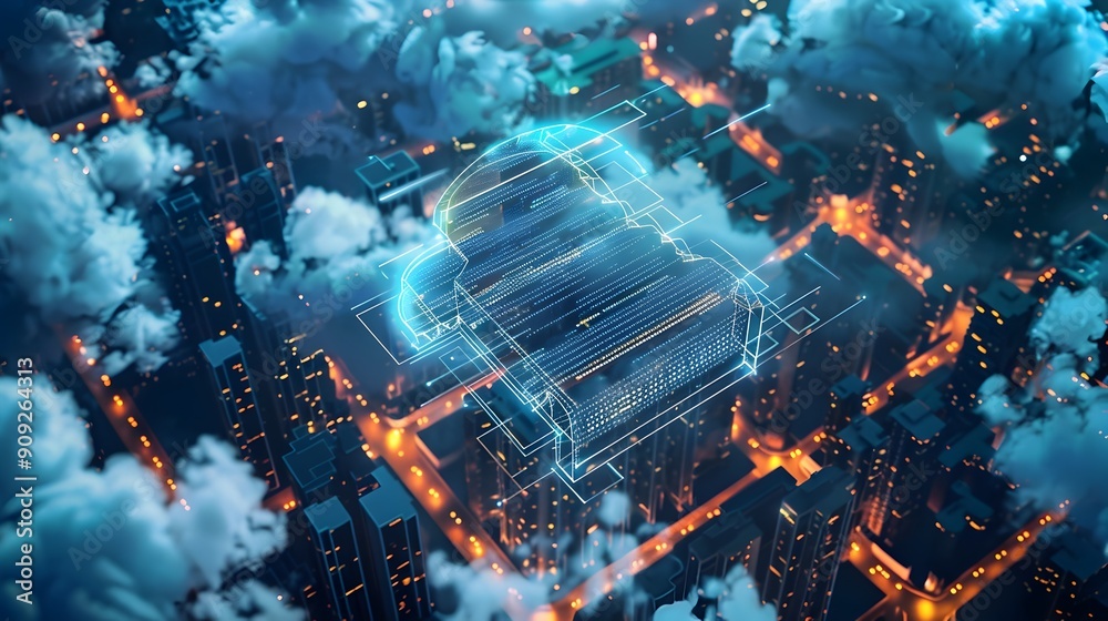 Secure Access Service Edge SASE Futuristic Technology Architecture Secure Access Service Edge SASE Futuristic Technology Architecture