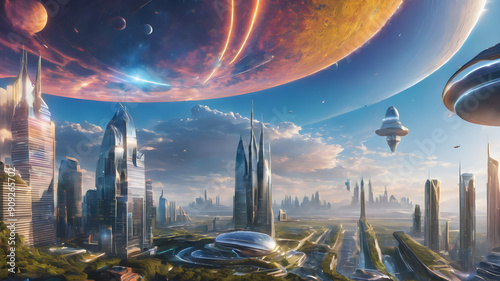 Vision of the future in a Wallpaper