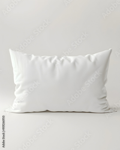 White throw pillows with a minimalist design, perfect for adding comfort and style to any living space