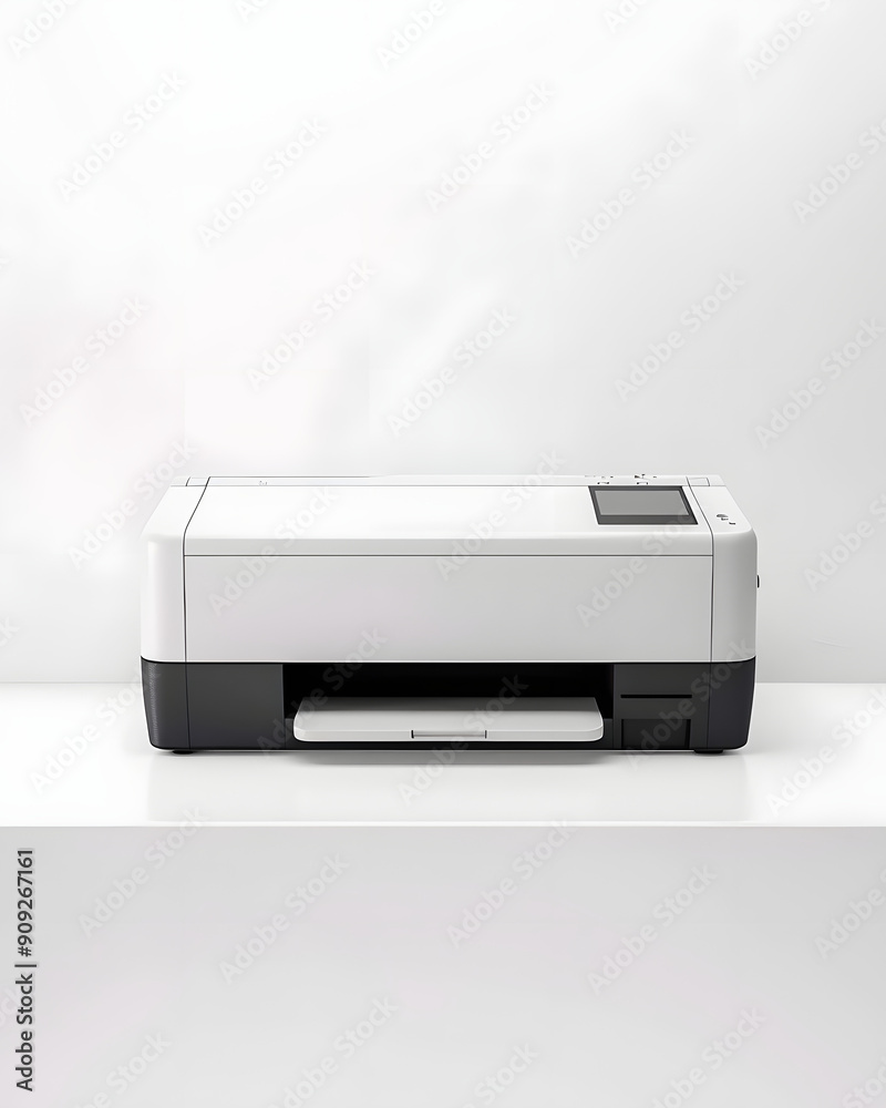 Modern printer with a sleek and functional design, perfect for home office setups Modern printer with a sleek and functional design, perfect for home office setups