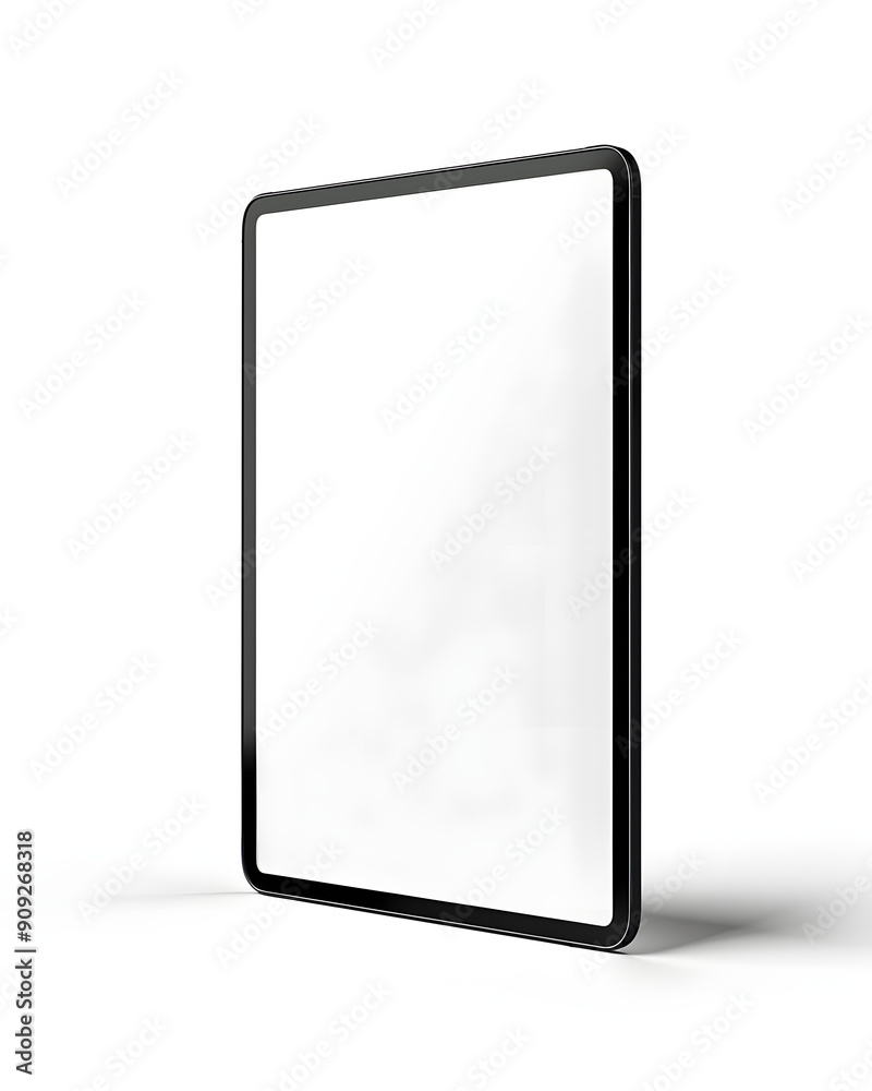Modern digital tablet with white frame, combining sleek design and functionality, perfect for digital professionals and everyday tech use Modern digital tablet with white frame, combining sleek design and functionality, perfect for digital professionals and everyday tech use