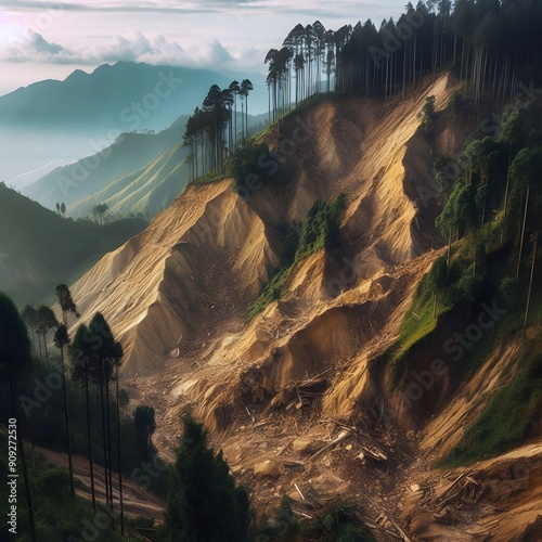  A Landscape of Erosion Among Mountains