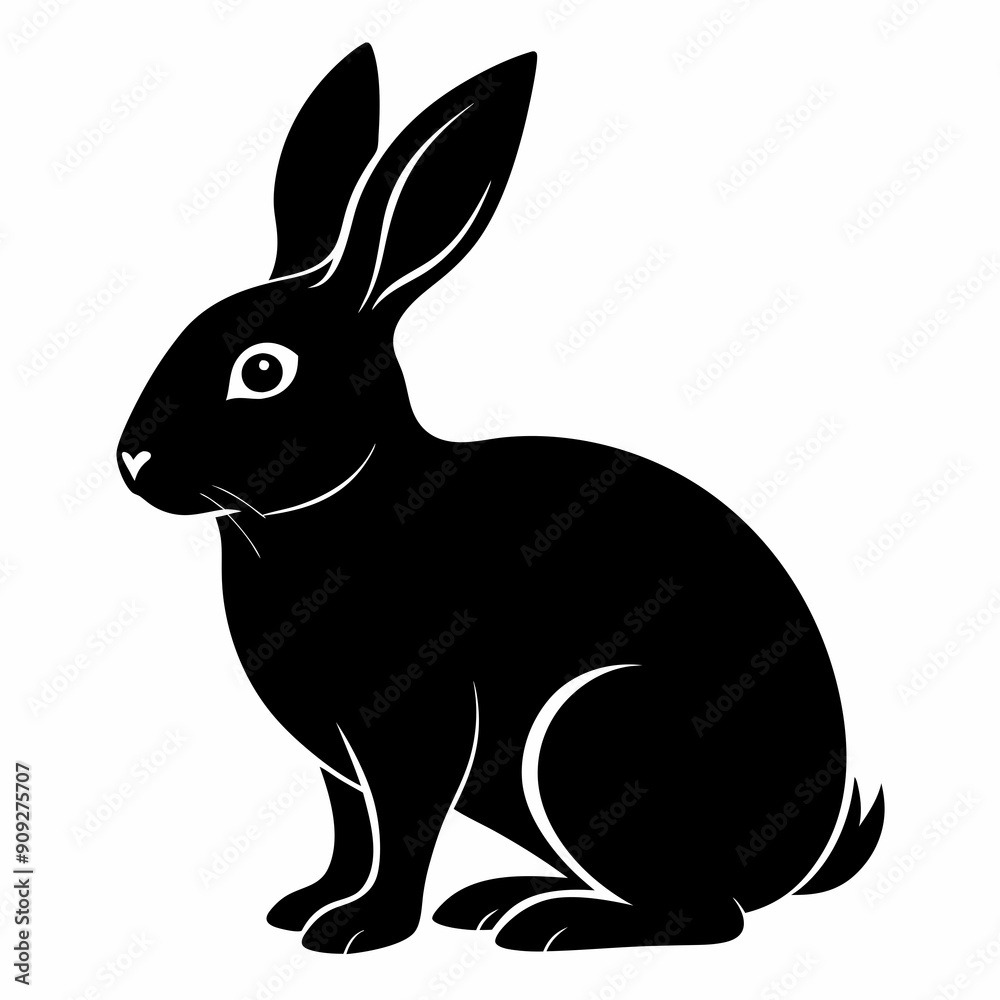 Beautiful hare vector illustration Beautiful hare vector illustration