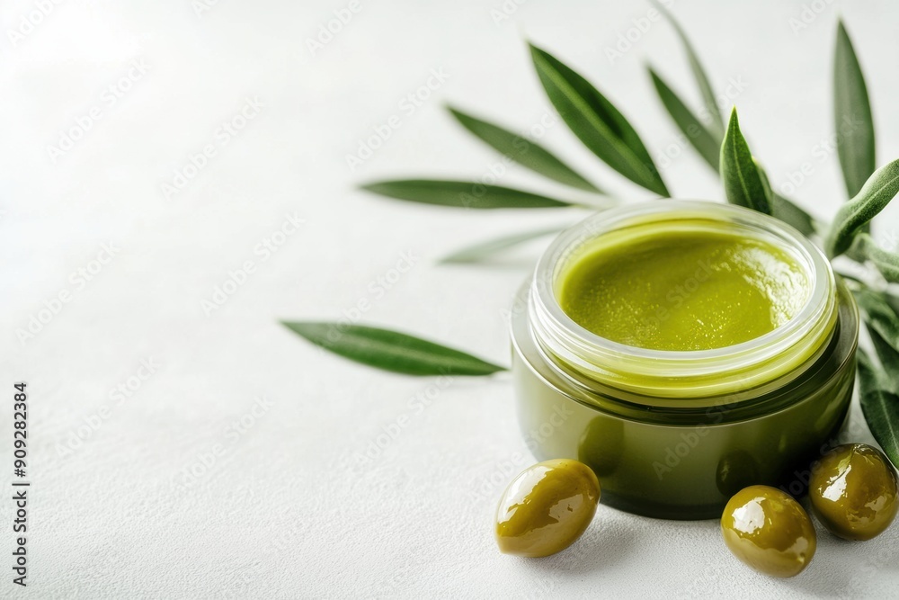 cosmetic moisturizing cream with flower cosmetic moisturizing cream with flower