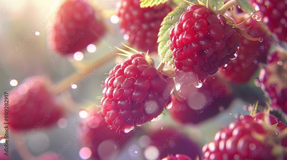 juicy raspberries juicy raspberries