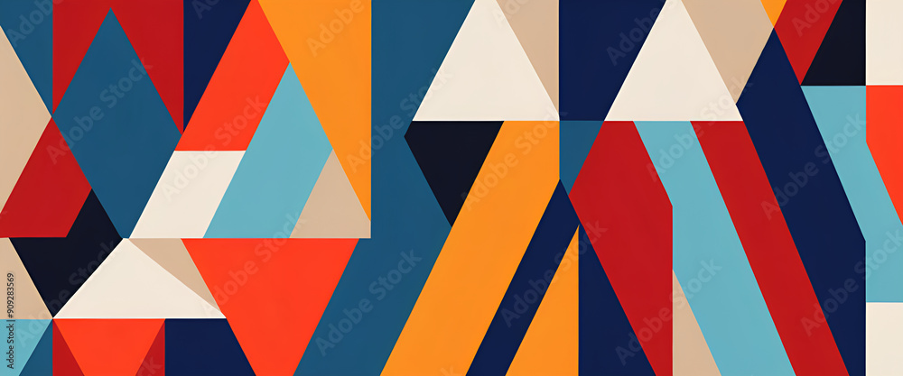 illustrazione con elementi astratti a tema geometrico surreale illustrazione con elementi astratti a tema geometrico surreale
