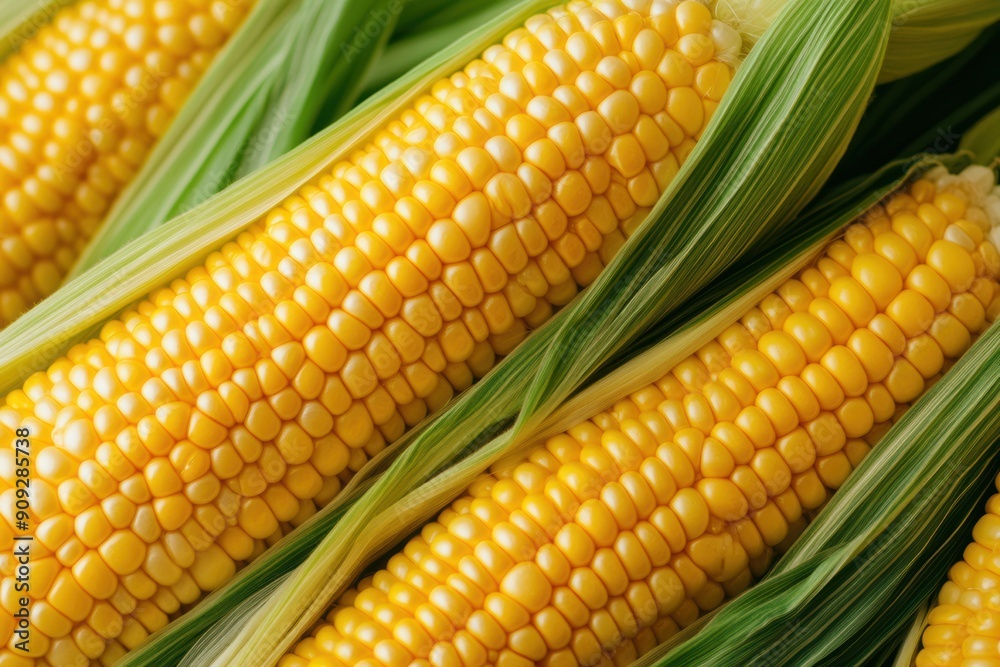 Beautiful corn cob for healthy eating on light background Beautiful corn cob for healthy eating on light background