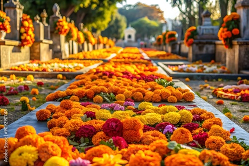 Celebration of the Dia de Muertos (Day of the dead) in Mexico