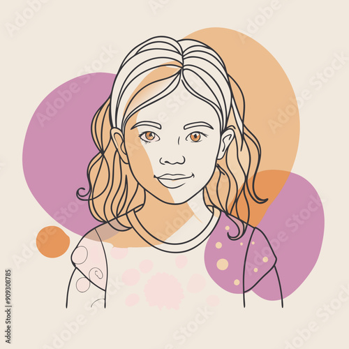 a girl Silhouettes standing possing looking front of camera