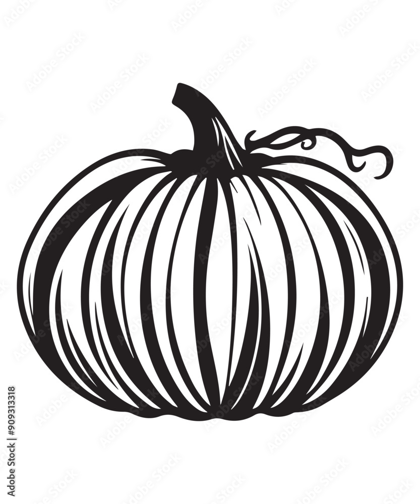 Halloween pumpkin silhouette collection. Vector illustration isolated on a white background Halloween pumpkin silhouette collection. Vector illustration isolated on a white background