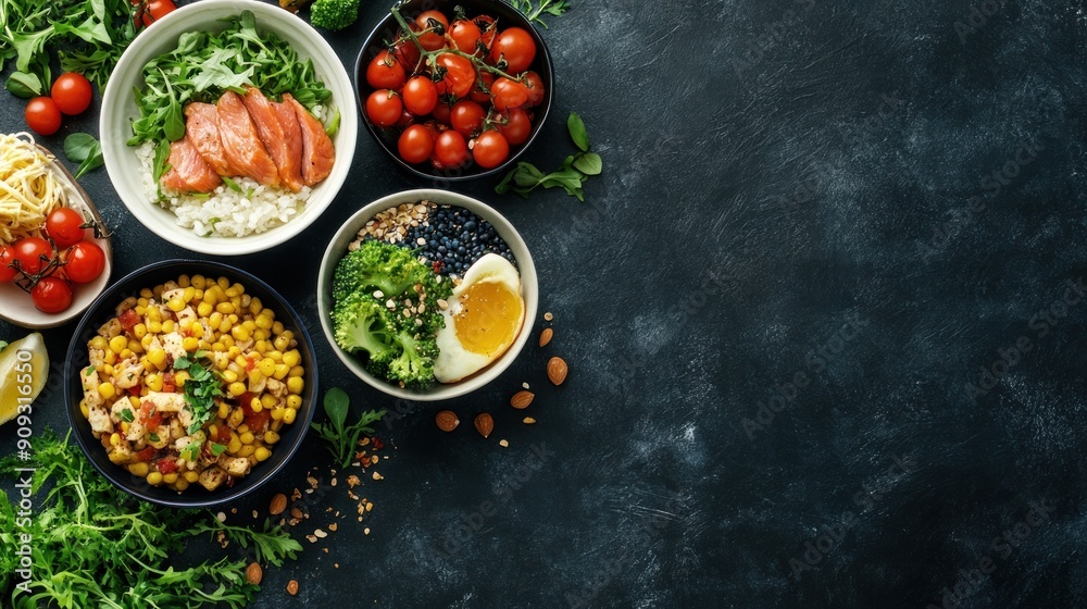 Delicious Healthy Bowls of Food Delicious Healthy Bowls of Food