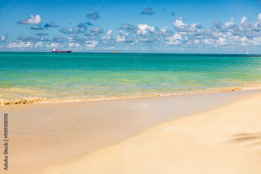 Fototapeta premium Caribbean beach - Antigua Island