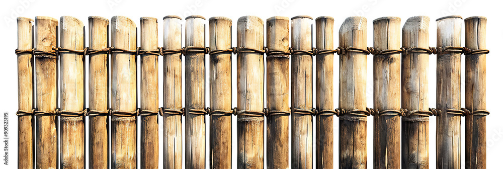 Bamboo fence cut out Bamboo fence cut out