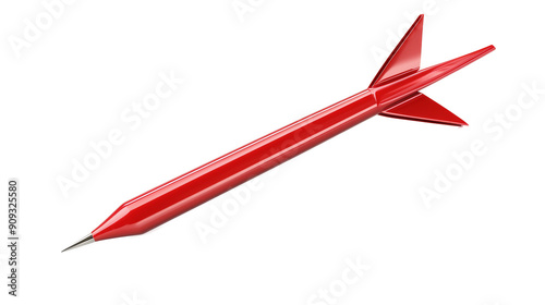 a red pen on a red background photo