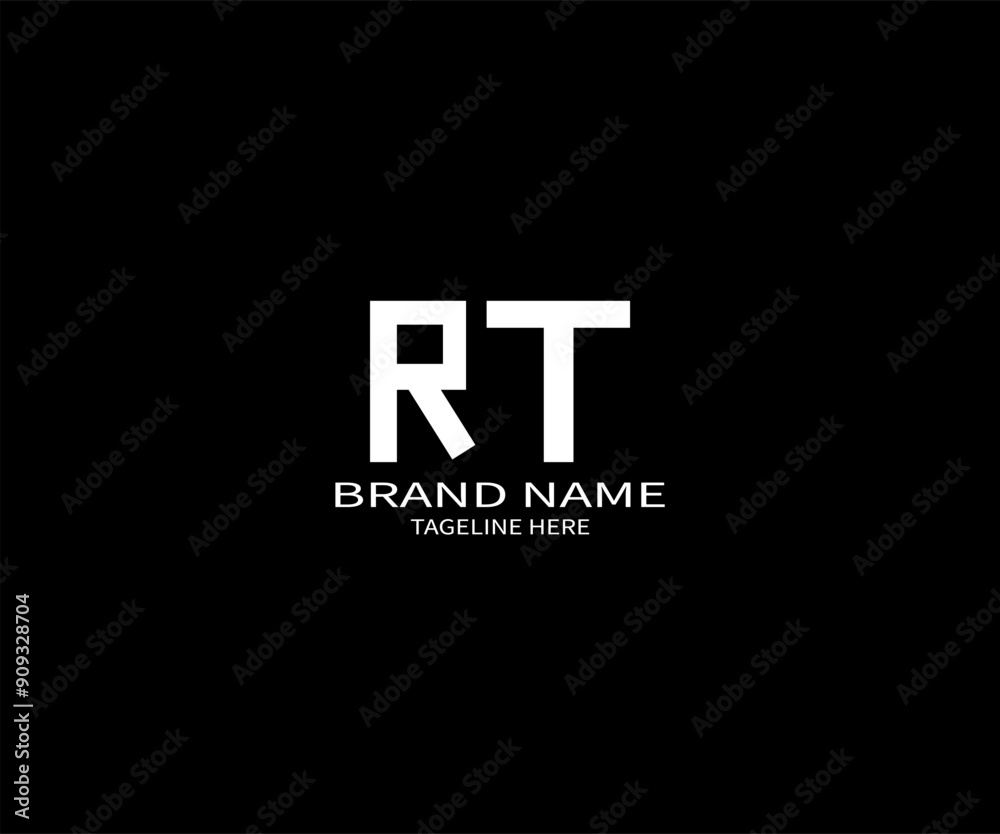 RT Letter Initial Logo Design Template Vector Illustration RT Letter Initial Logo Design Template Vector Illustration
