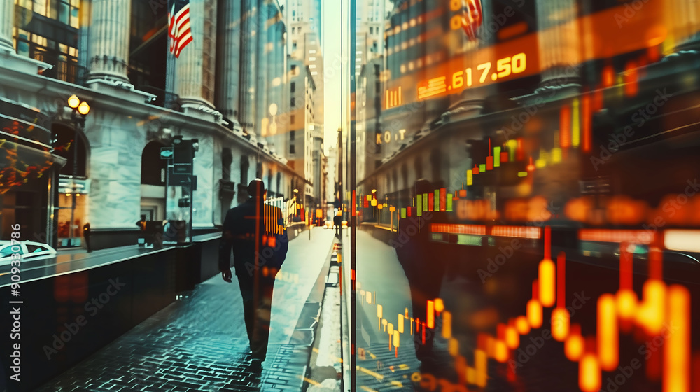 Reflections of Stock Market Data in Urban Setting Reflections of Stock Market Data in Urban Setting
