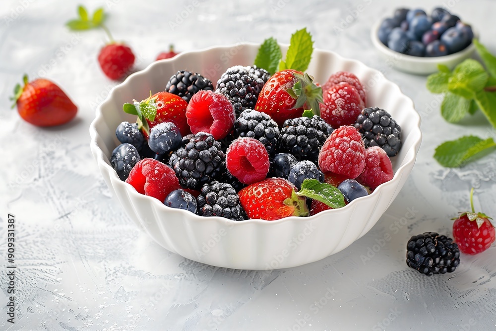 Vibrant Mixed Berries in a Bowl Strawberries Blueberries Raspberries Blackberries Fresh Healthy and Colorful Ideal for Breakfast Dessert or Snack Perfect for Food Photography Vibrant Mixed Berries in a Bowl Strawberries Blueberries Raspberries Blackberries Fresh Healthy and Colorful Ideal for Breakfast Dessert or Snack Perfect for Food Photography