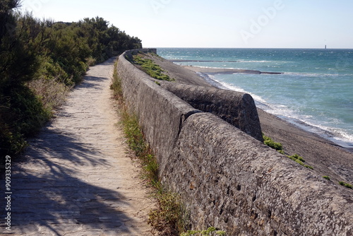 Kueste an der Ile de Re in Frankreich photo