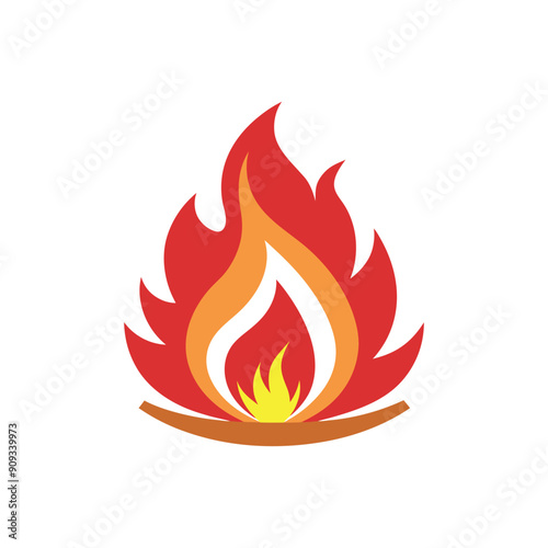 Fire red, flames icon, flames, bonfire, fire logo design vector illustration, Creative Flames Fireball Collection Logo Vector Icons Symbol Design Illustration