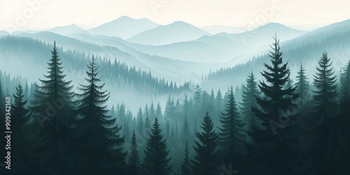 view of Pine Forest landscape