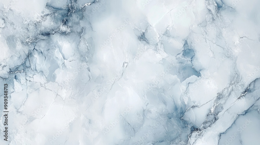 A calming light grey marble with soft blue and white veining, creating a serene and soothing background A calming light grey marble with soft blue and white veining, creating a serene and soothing background