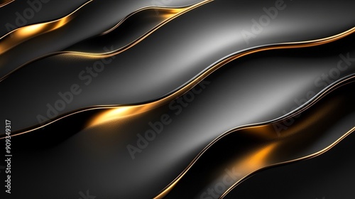 Black and Gold E-commerce Background Design