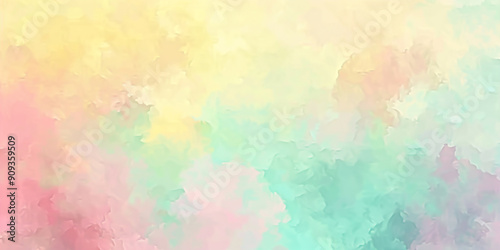 Colorful pastel watercolor background, soft and gentle color gradient