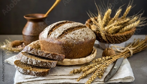 Tasty Rukkileib: Traditional Estonian Rye Bread, A Staple in Every Household photo