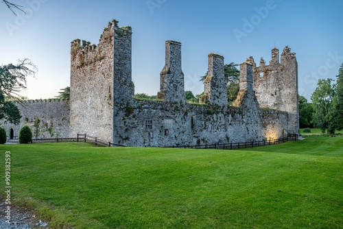 castle ruins, castlemartyr, ireland