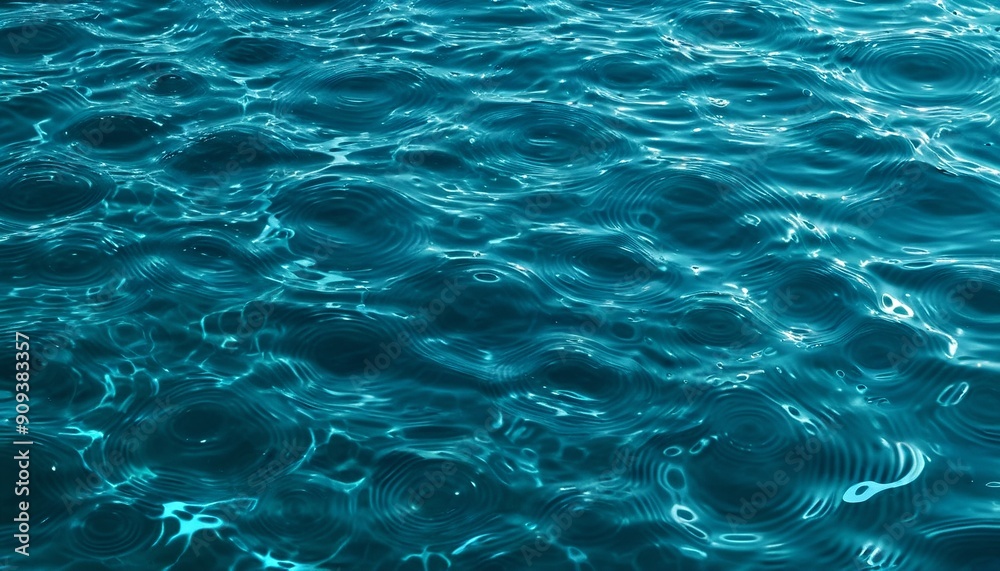Blue ocean ripples texture background