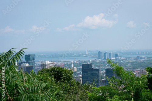 View of Montreal city