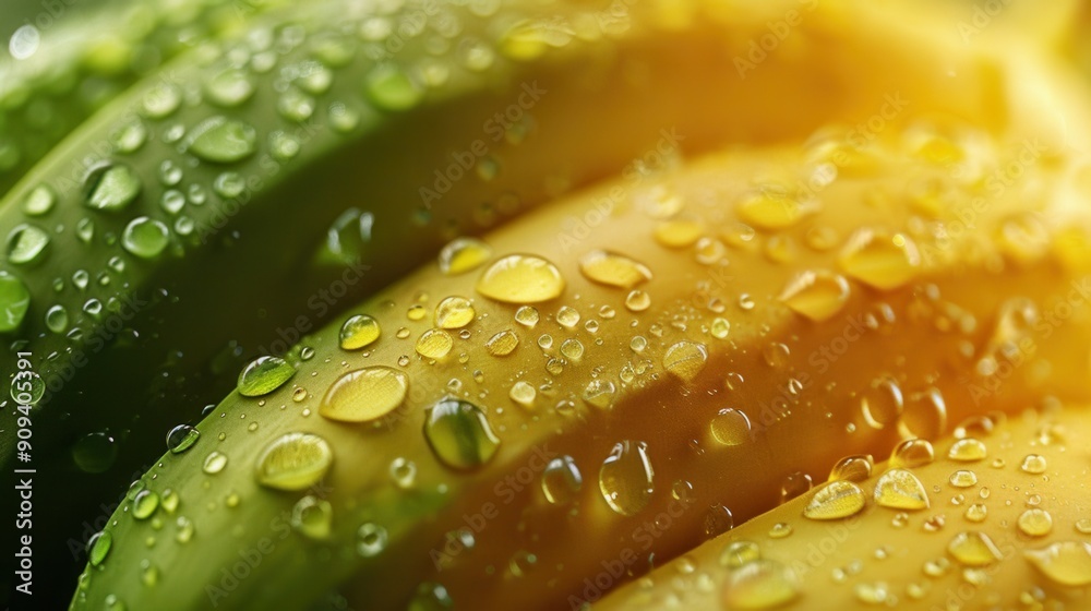 Seamless pattern background of fresh yellow goden banana fruit closeup macro view Seamless pattern background of fresh yellow goden banana fruit closeup macro view