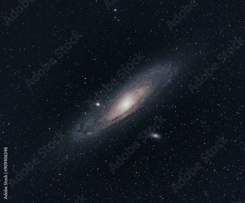 A beautiful spiral galaxy, Andromeda, M31, taken from Ontario Canada.