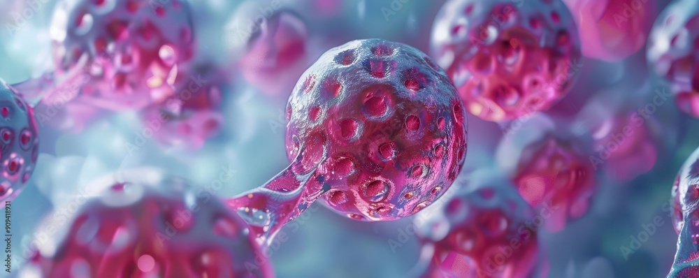 Genetic variation in offspring, detailed cell view, showcasing the results of recombination, Scifi tone, Analogous Color Scheme, copy space for text, Genetic variation in offspring, detailed cell view, showcasing the results of recombination, Scifi tone, Analogous Color Scheme, copy space for text,